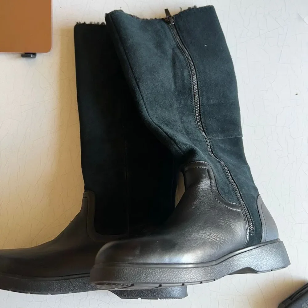 Unstructured by Clark’s calf boots knee high boots